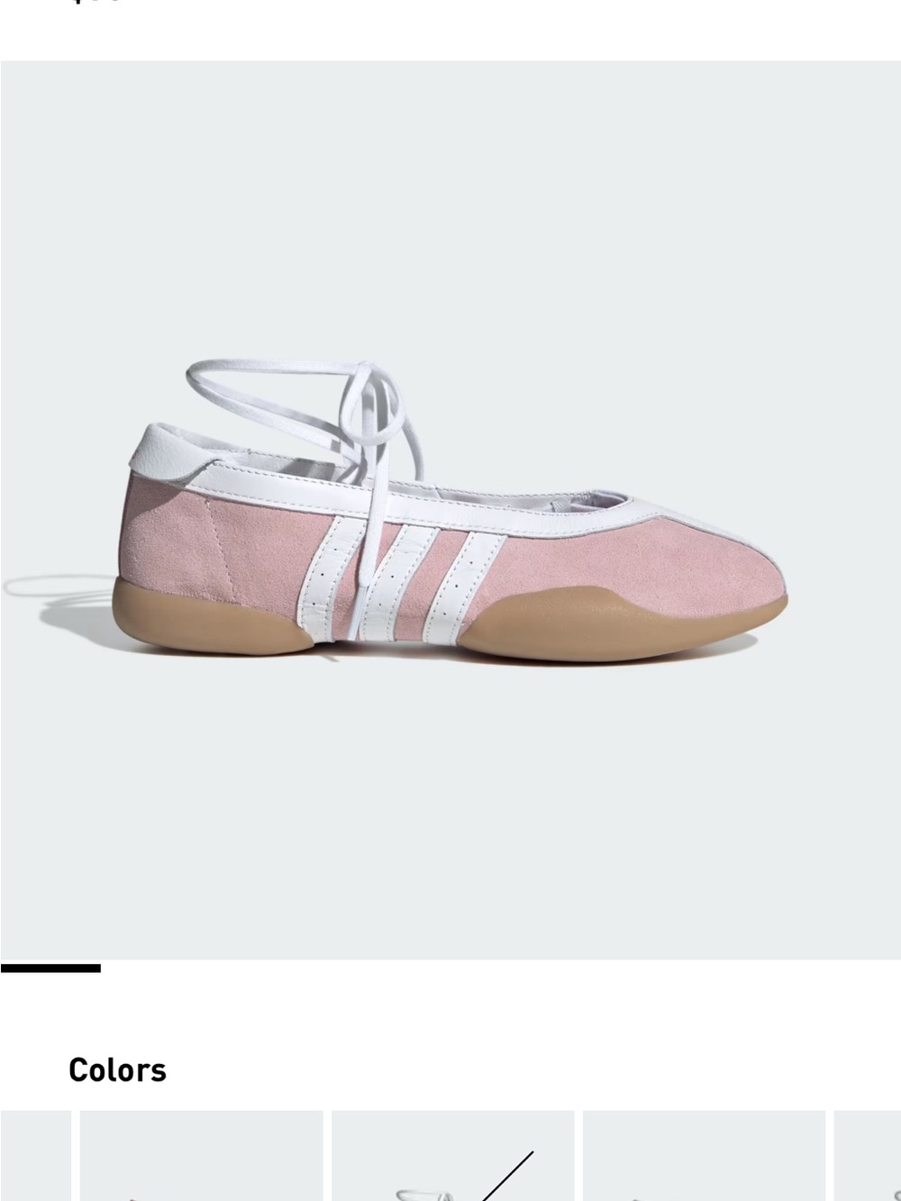 Adidas Taekwondo Mei ballet flat - clear bubble gum
